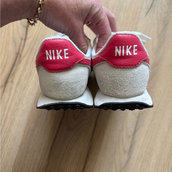 Nike White and Pink Daybreak Sneakers - Picture 3 of 4